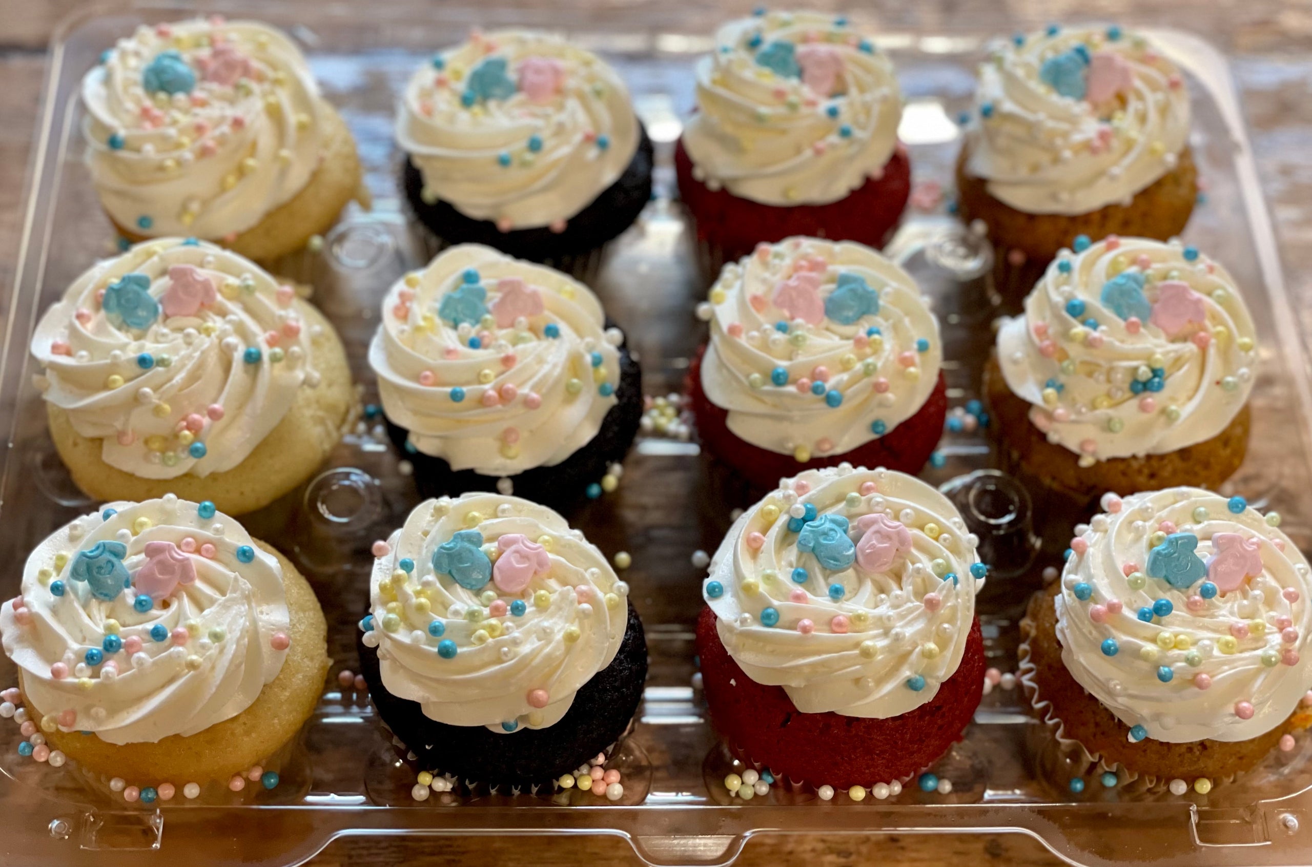 Baby sprinkles for sales cupcakes
